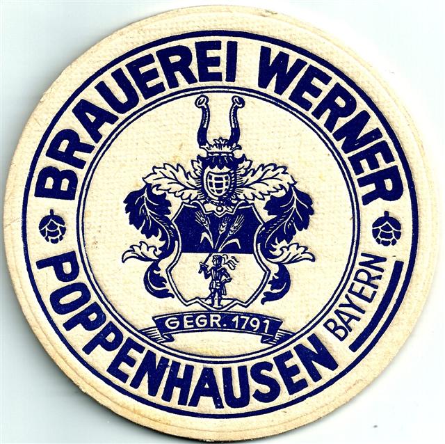 poppenhausen sw-by werner rund 2a (215-m groes wappen-blau) 